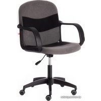 Офисное кресло TetChair Baggi PA (флок, серый/черный)