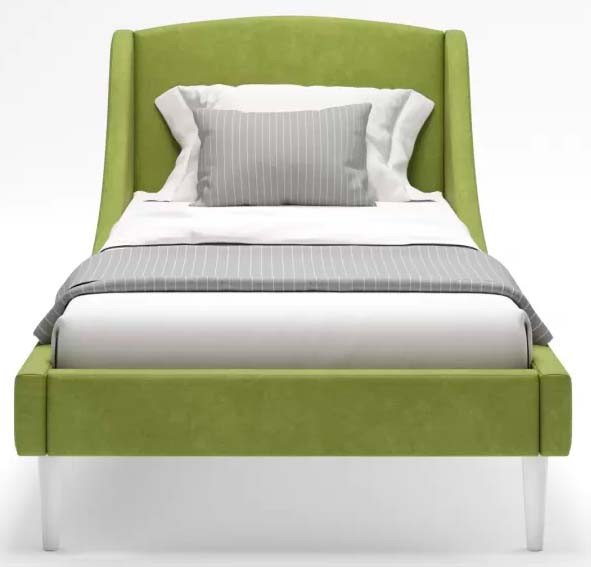 

Кровать MONOFIX Лотти 90x200 (микровелюр/оливковый)