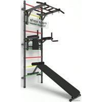 Шведская стенка (лестница) Shox M137 (темно-серый антик/разноцветный)