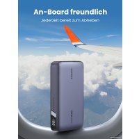 Внешний аккумулятор Ugreen PB720 20000mAh (серый)