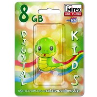 USB Flash Mirex SNAKE GREEN 8GB (13600-KIDSNG08)