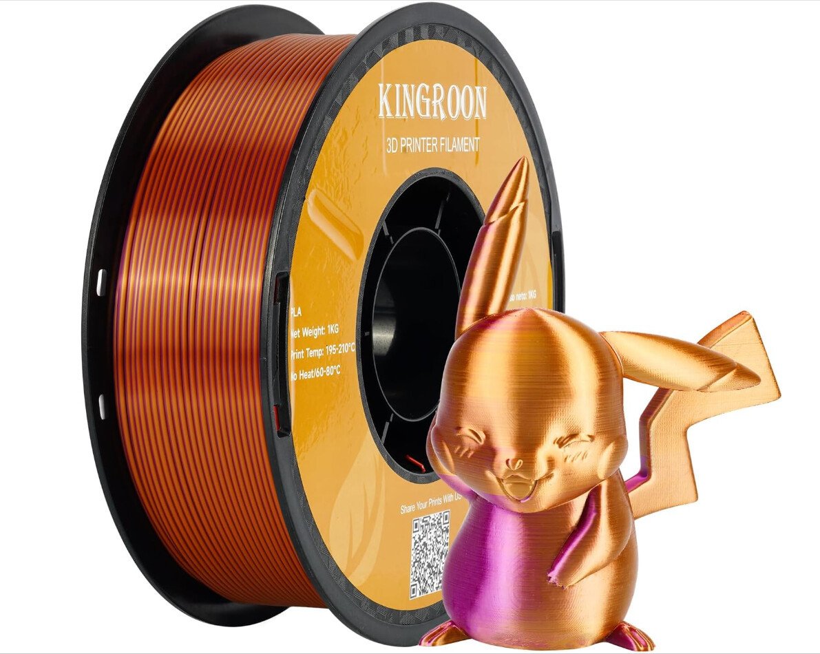 Филамент Kingroon PLA Dual-Silk 1.75 мм (1 кг...