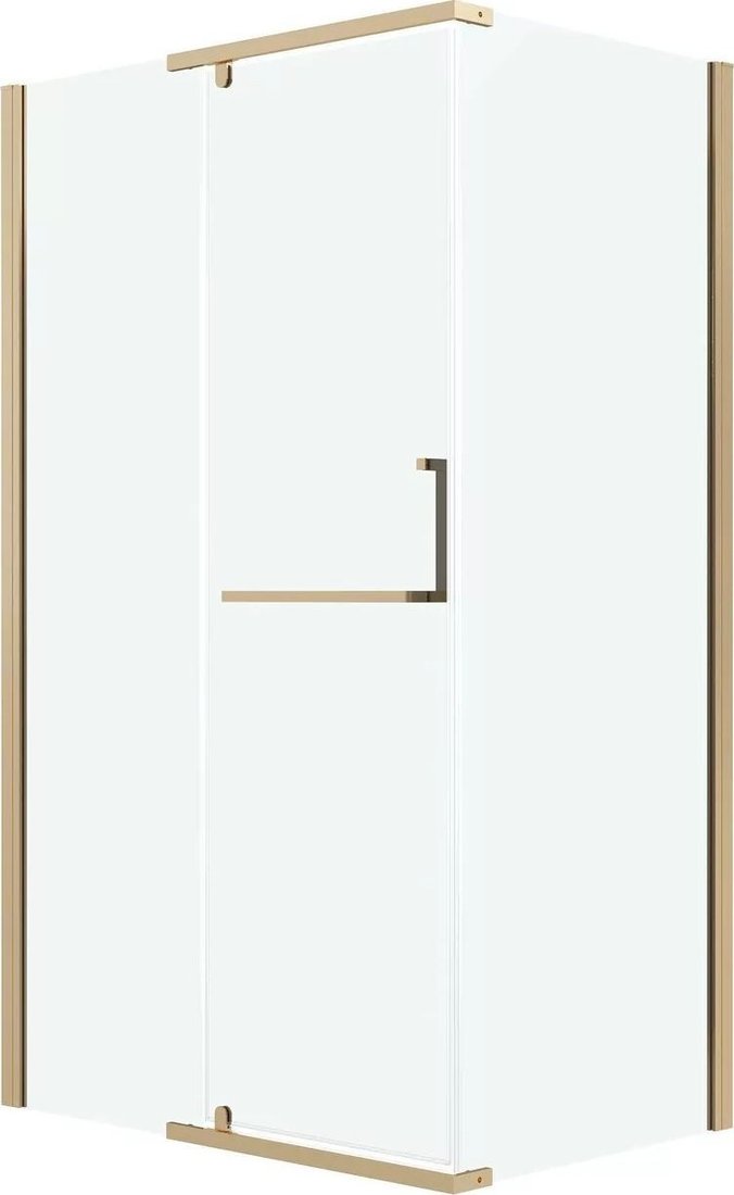 Душевой уголок Grossman Pragma 120x80x195 120.K33.03.1280.32.00 (золото сатин/прозрачное стекло)