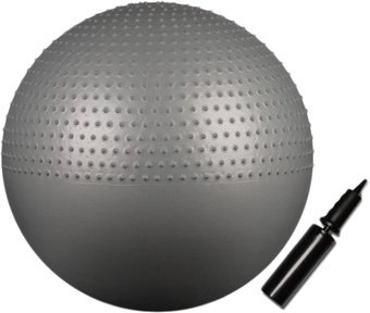Гимнастический мяч Indigo Anti-Burst IN003 75 см (серый металлик)