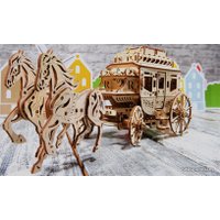 3Д-пазл Ugears Почтовый дилижанс