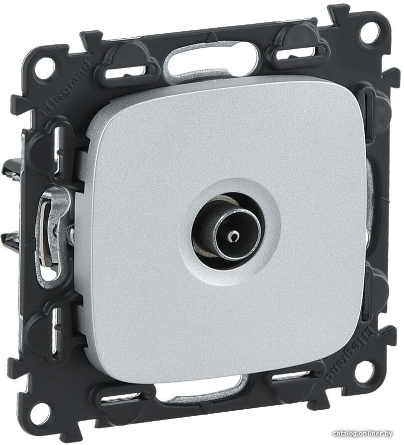 Розетка телевизионная Legrand Valena Allure 753951 (алюминий)