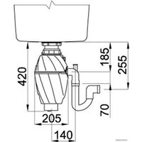 Измельчитель пищевых отходов Elleci Model 1000 TOP