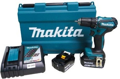 

Дрель-шуруповерт Makita DDF483SYE (с 2-мя АКБ, кейс)