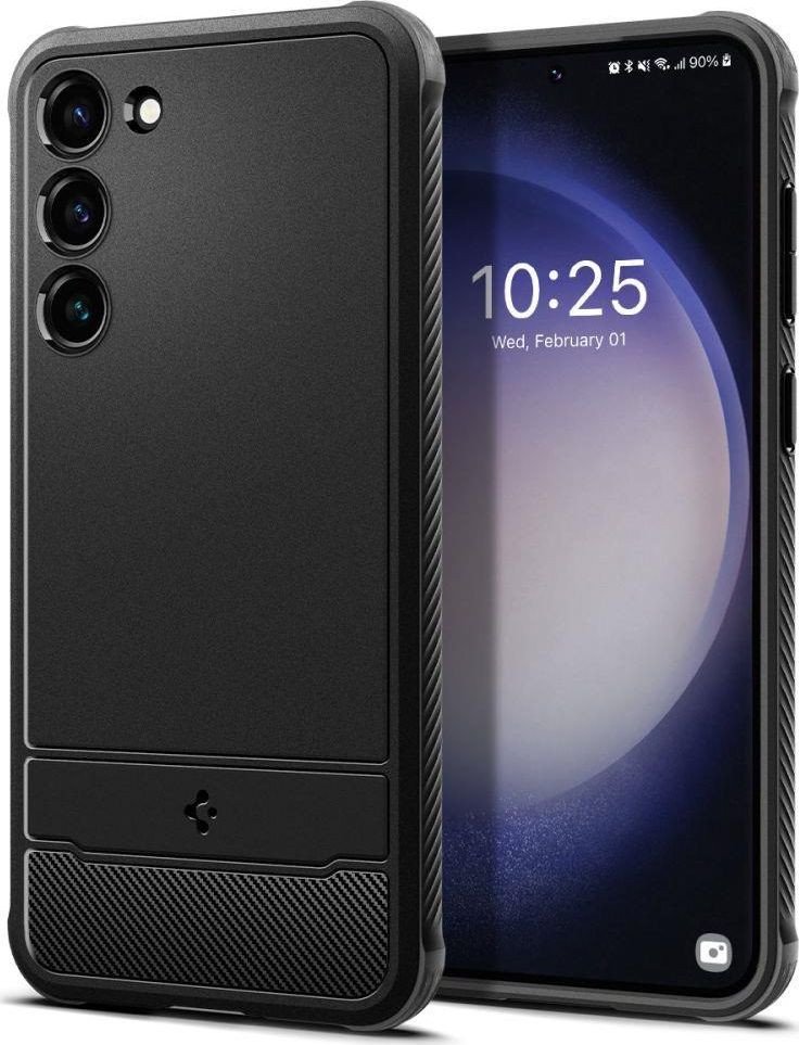 

Чехол для телефона Spigen Rugged Armor для Galaxy S23 Plus ACS05665 (черный)