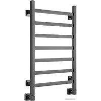 Полотенцесушитель Ростела Экспи Квадро V30 1/2" 7 перекладин 40x80 см (черный)