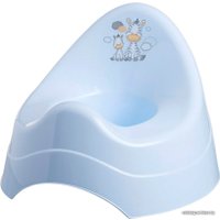 Детский горшок Maltex Зебра 6500 (голубой)