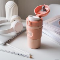 Термокружка Miku 350 мл (розовый)