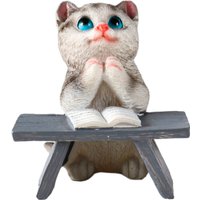 Статуэтка Sima-Land Котик с книгой за партой 10904399