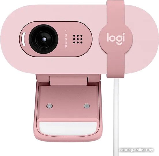 Веб-камера Logitech Brio 100 (розовый)