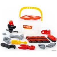 Набор инструментов игрушечных Полесье Механик 56603 (в ведерке)