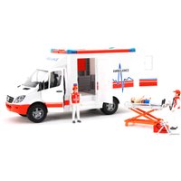 Грузовик Bruder Mercedes Benz Sprinter ambulance with driver 02536