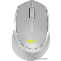 Мышь Logitech M330 Silent Plus (серый/желтый) в Бресте