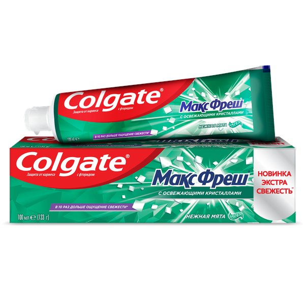 

Зубная паста Colgate Max Fresh Нежная мята 100 мл
