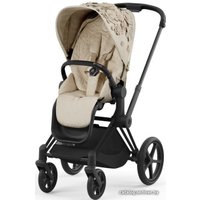 Универсальная коляска Cybex Priam IV (2 в 1, Simply Flowers Nude Beige)