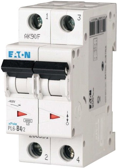 

Выключатель автоматический Eaton PL6 2P 4А С 6кА 2M 286563