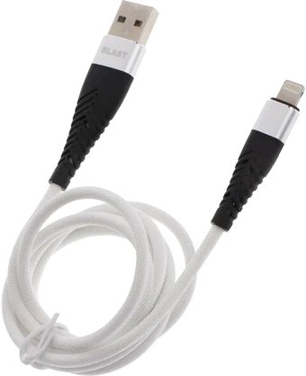 Кабель Blast BMC-218 USB Type-A - Lightning (1.2 м, хром)