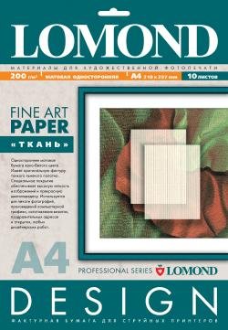 

Фотобумага Lomond Textile A4 200 г/кв.м. 10 листов (0919041)