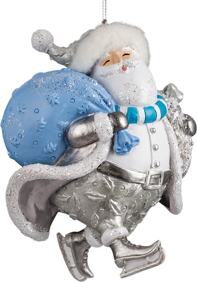 Елочная игрушка Erich Krause Decor. Дед Мороз на коньках 62366