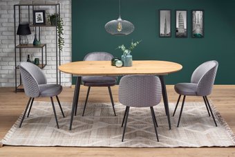 Кухонный стол Halmar Colorado (дуб золотой/черный)