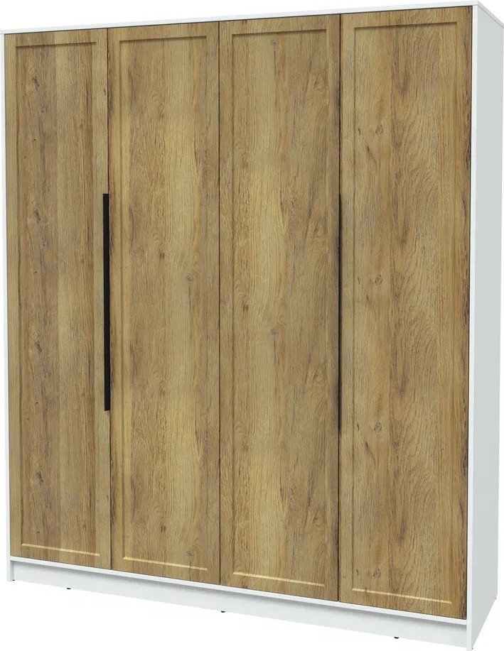 

Шкаф распашной Интерлиния Концепт Тренд КТ-Ш4 (белый платинум/дуб вотан)