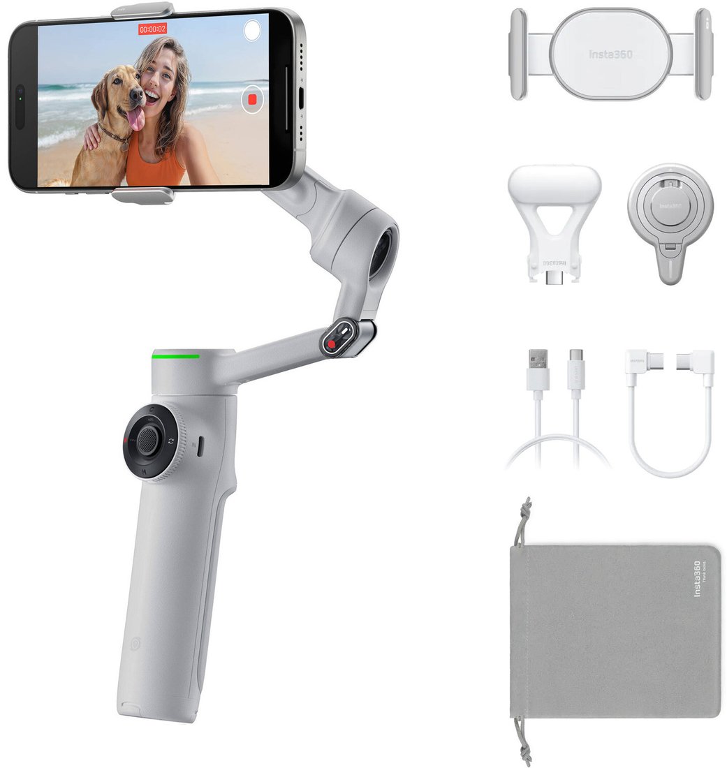 Стабилизатор Insta360 Flow 2 Pro Creator Kit (серый)