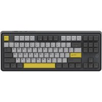 Клавиатура Ajazz AK870 Without Screen (черный/серый/желтый, Ajazz Gift)
