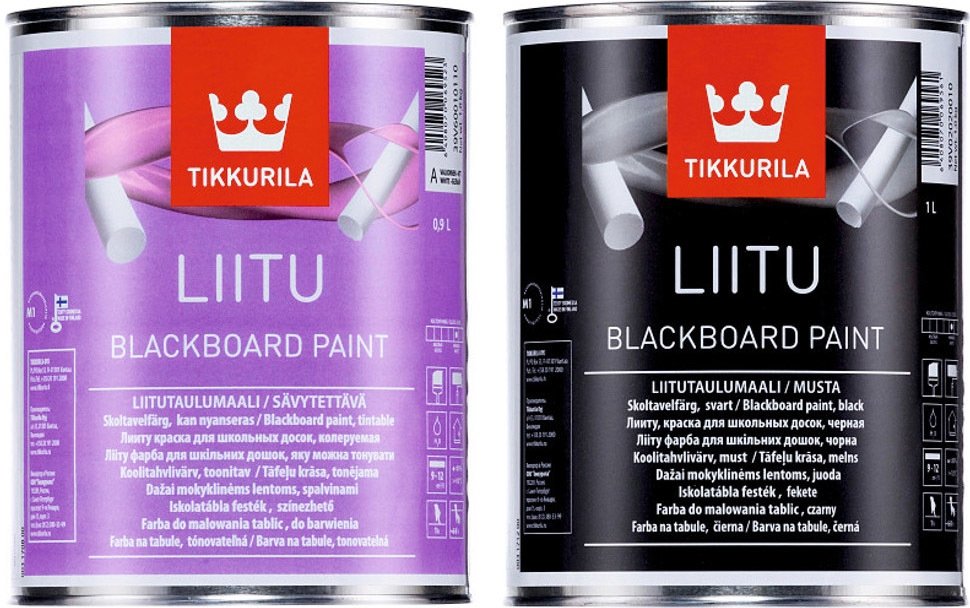 

Краска Tikkurila Liitu 0.9 л (черный)