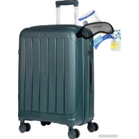 Чемодан-спиннер Mironpan 11197-2 65 см (темный зелено-синий)
