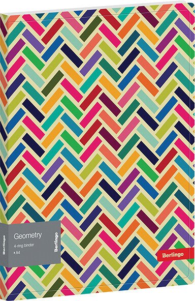 

Папка для бумаг Berlingo Geometry RB4_4D102