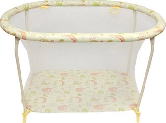 Игровой манеж Globex Овал (бежевый)