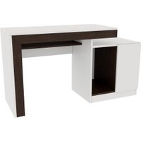 Офисный стол Woodville Модена (белый/венге)