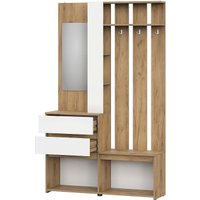 Стенка Mio Tesoro Некст 1 (дуб золотой/белый)