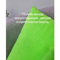 Декоративная подушка Matex Velours 49-999 ( 2шт, салатовый)