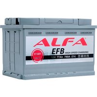 Автомобильный аккумулятор ALFA EFB 77 R+ (77 А·ч) в Витебске