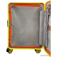 Чемодан DoubleW 005# (M, желтый)