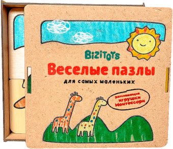 Набор пазлов Bizitoys Веселые пазлы "Животные" 2114/02