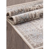 Ковер для жилой комнаты Merinos Valencia Deluxe F014-STAN-CREAM-L.BLUE (2х3)
