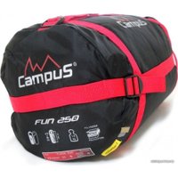 Спальный мешок Campus Campus Fun 250 R-zip (правая молния, золотистый/черный)