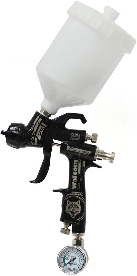 

Краскопульт Walcom Slim Kombat S HALO/HTE Nero Edition 803013NE