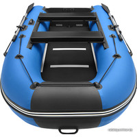 Моторно-гребная лодка Roger Boat Hunter Keel 3500 (малокилевая, синий/черный)