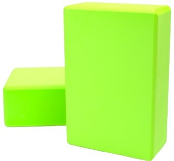 

Блок для йоги AMETIST 2037636475948 (2шт, зеленый)