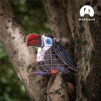 Конструктор Makebug Voices of Nature Красноклювый тукан MB-D-0007