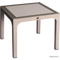 Стол Holiday Rattan Comfort 90x90 (капучино)
