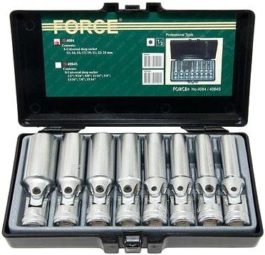 

Набор головок слесарных Force 4084 (8 предметов)