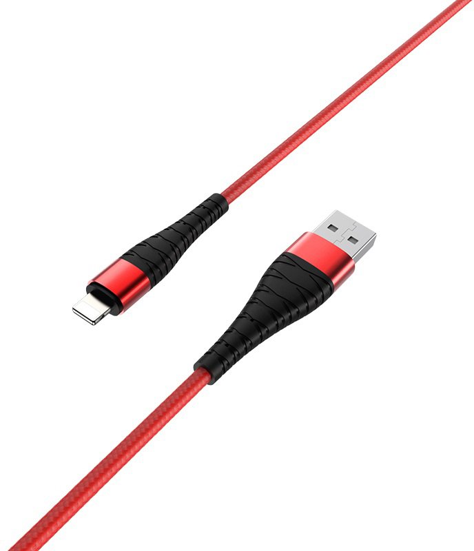 

Кабель Borofone BX32 USB Type A - Ligthtning 1 м (красный)